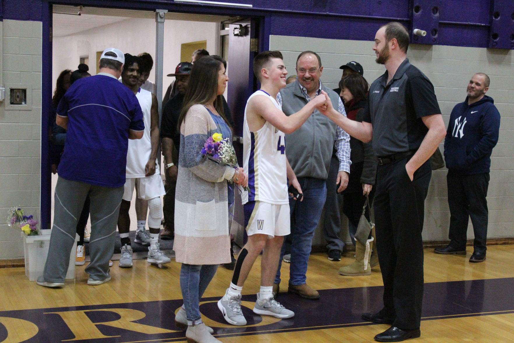 Waynesboro boys basketball senior night
